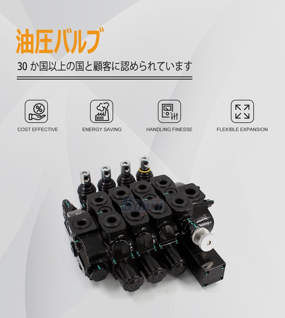 Sectional Directional Control Valve SD8-OTAMW 4 Spool Manual Operation