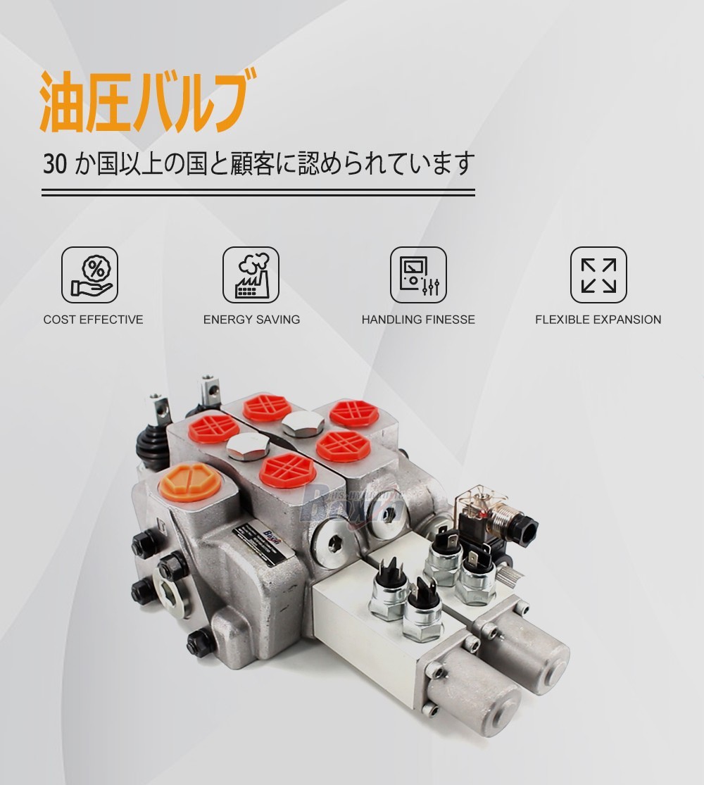 Multi-Spool Sectional Directional Valve SDS180-PG2-2OTDD Series