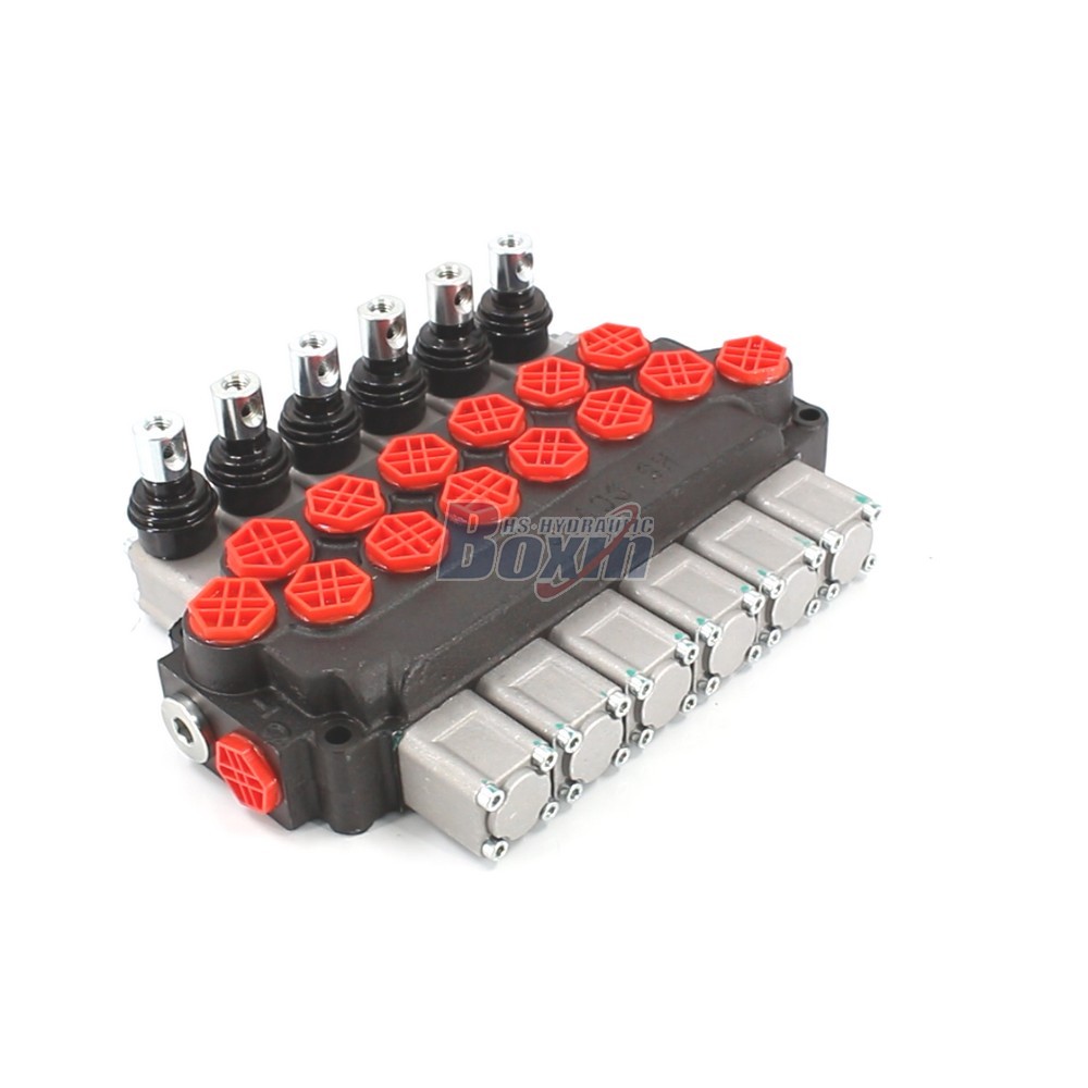 6 Spool Manual Monoblock Valve DCV40 for Mobile Hydraulics main image