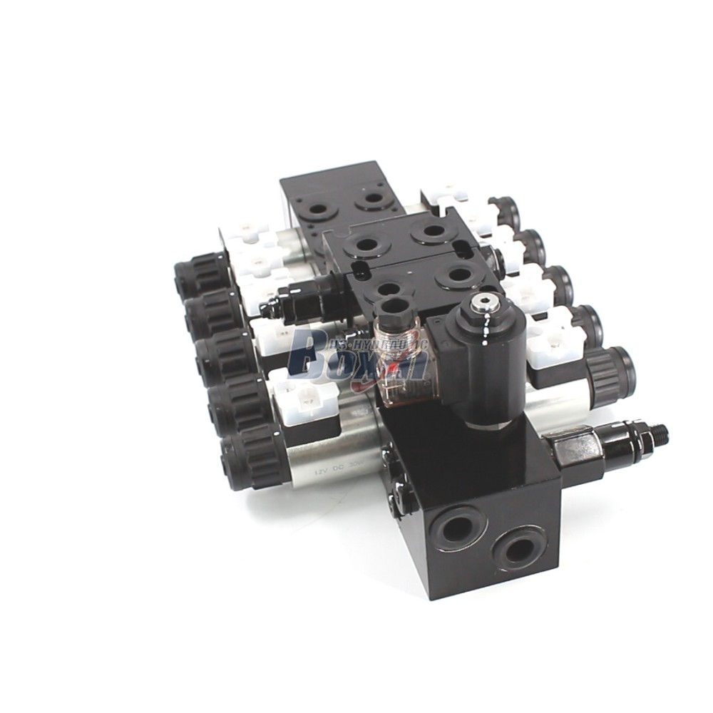 Hydraulic Valve Manufacturer Providing DCV56-H 5 Spool Solenoid Sectional Valves main image