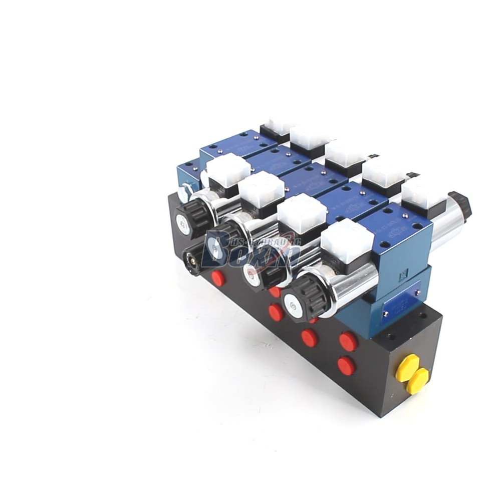 Wholesale HSBS06 6 Spool Solenoid Valve from Hydraulic Factory main image