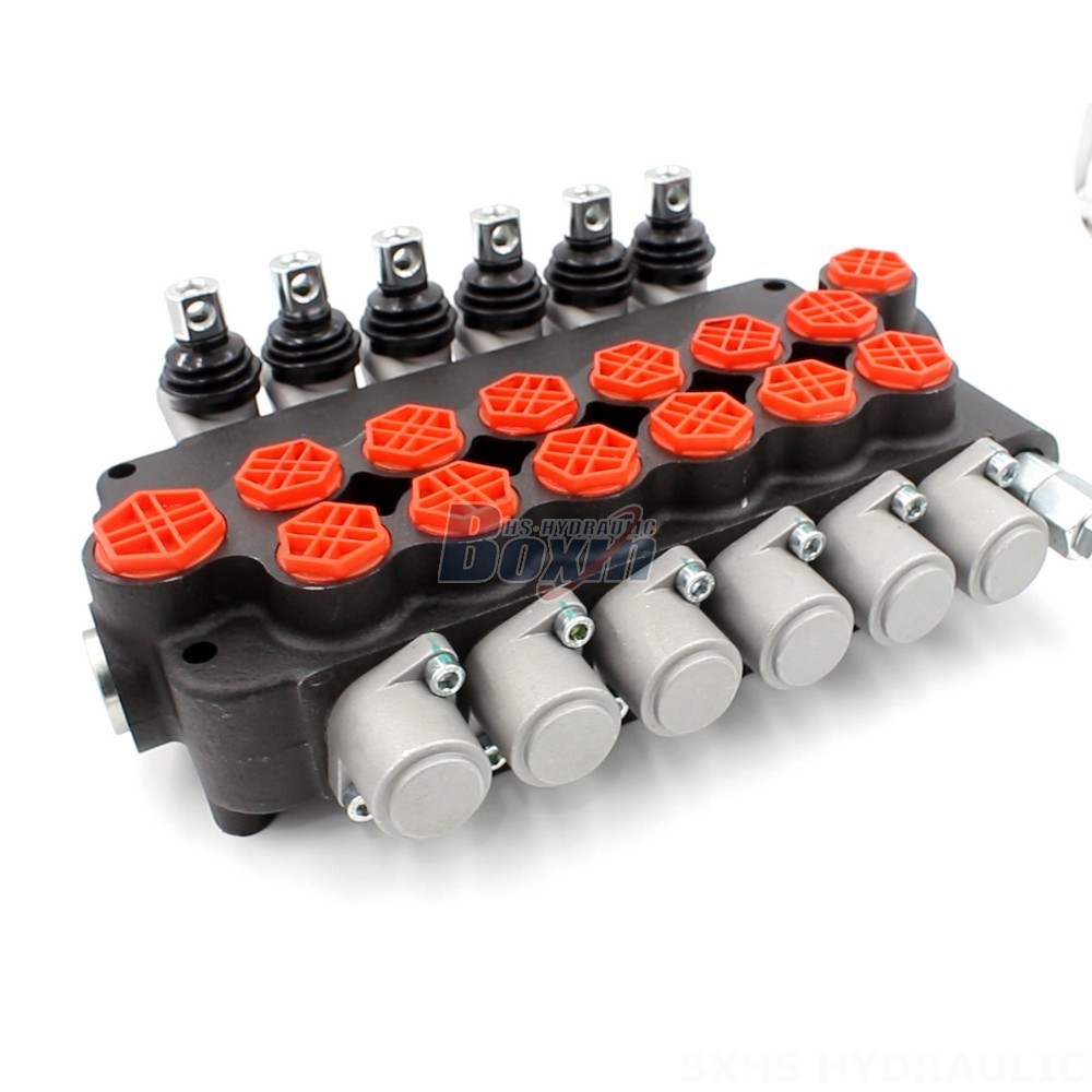P80-G12-G34-OT 6-Spool Hydraulic Directional Valve | Factory Direct & Customizable main image