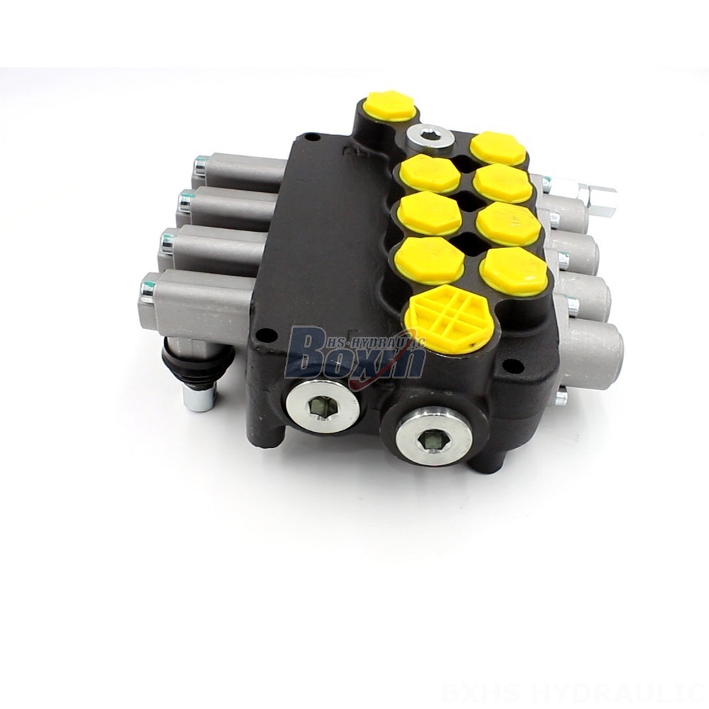 P80-G34-G12-AT-3OT Manual 4 Spool Monoblock Directional Valve: Top Manufacturer & Supplier main image