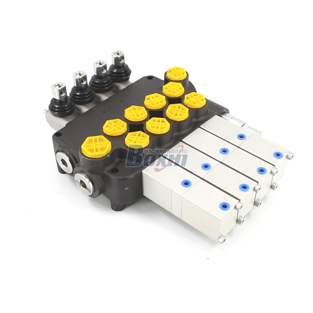 P80Q-G-4OT Pneumatic 4 Spool Monoblock Directional Valve main image