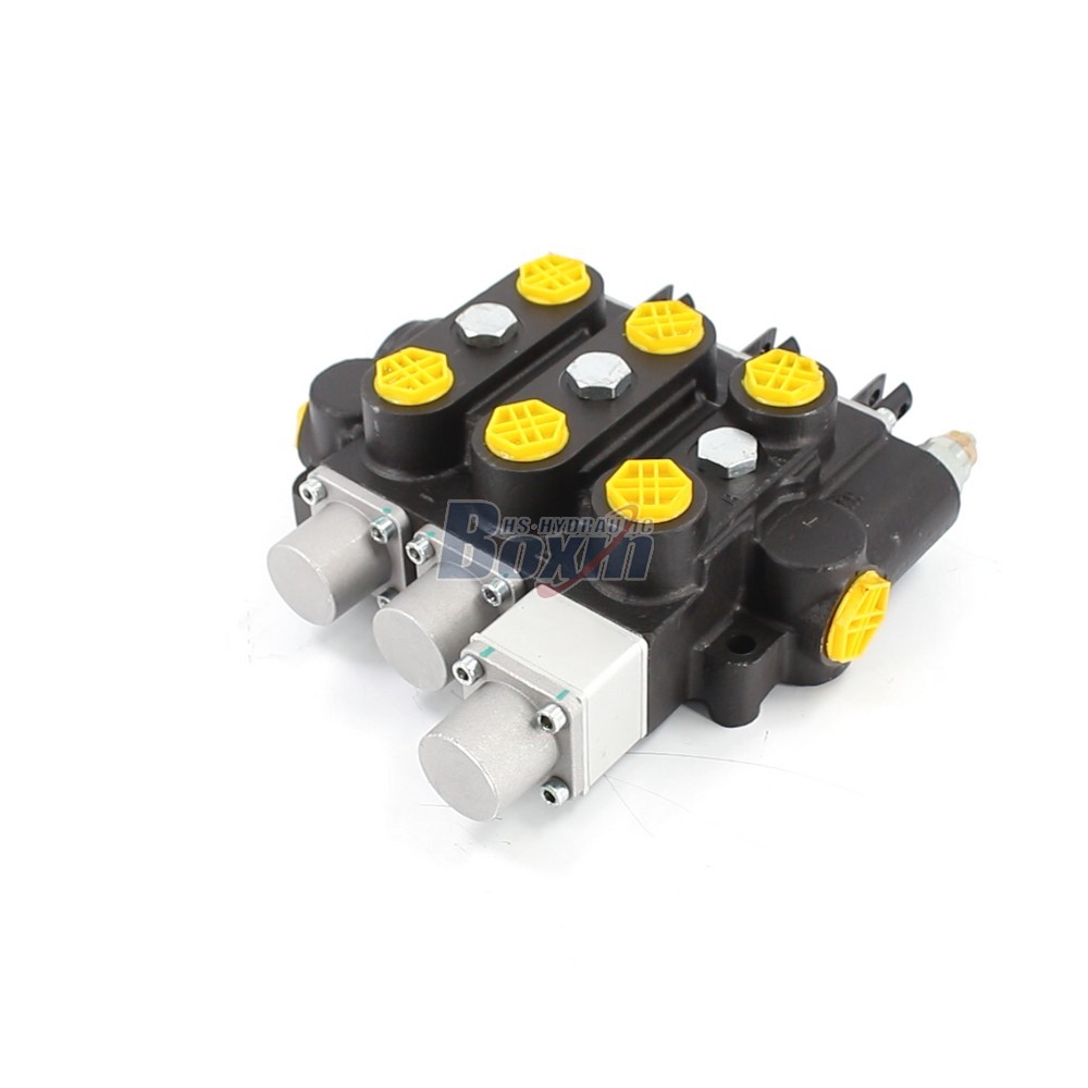 RD5300NPT-QTW-2OT Manual 3 Spool Hydraulic Control Valve for Heavy Machinery main image