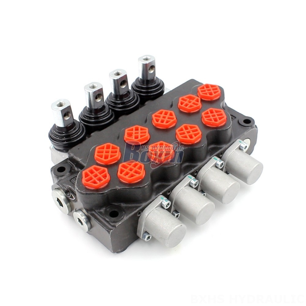 SD5-G38 Manual 4 Spool Monoblock Directional Valve | Hydraulic Manufacturer main image