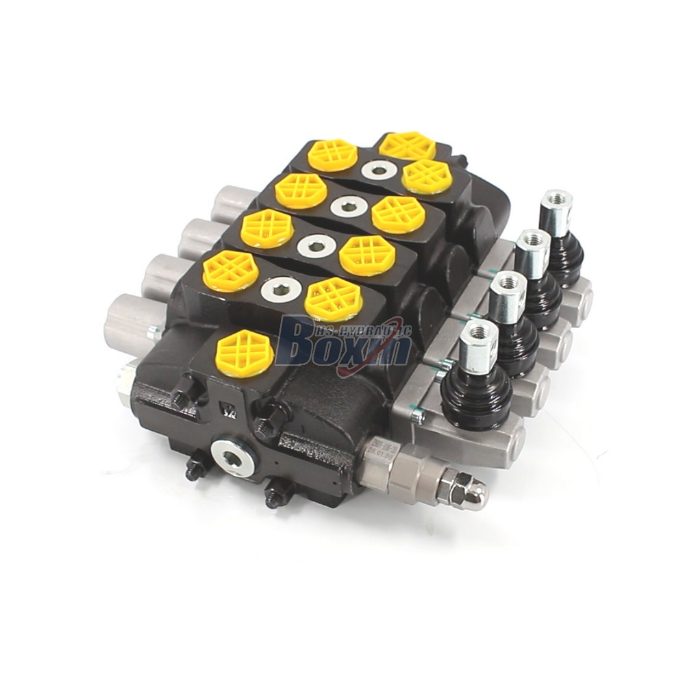 SD8 Manual 4 Spool Sectional Directional Valve for Hydraulic Systems main image