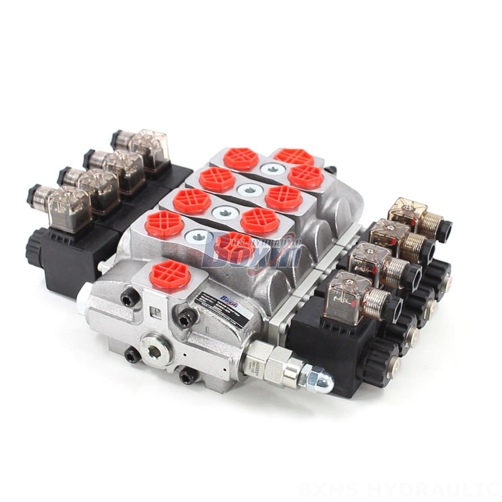 SD8 Solenoid 4 Spool Sectional Directional Valve - Factory Direct main image